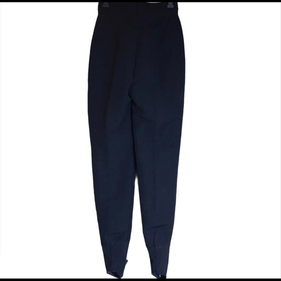 Vintage Bogner 90s stirrup pants for skiing snowboarding mountains black - Picture 2 of 7